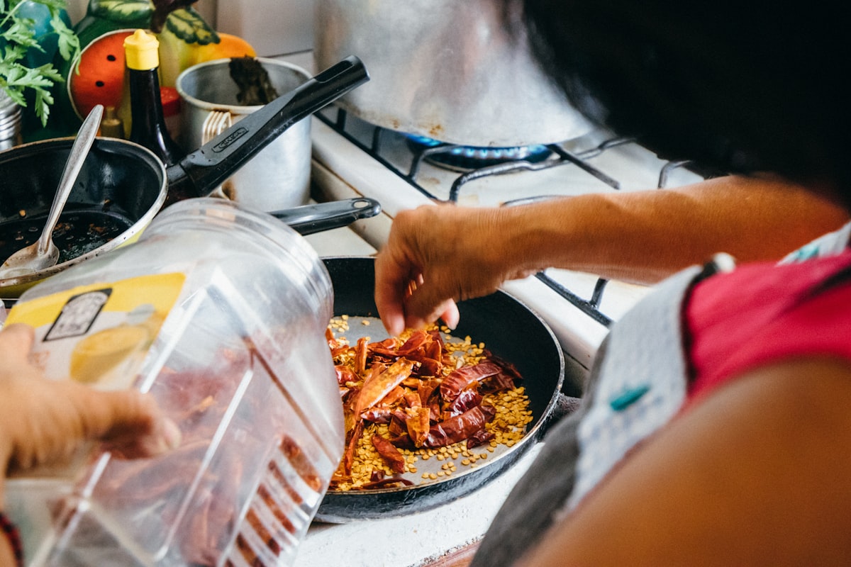 Complete balanced meal showing cooking method mastery